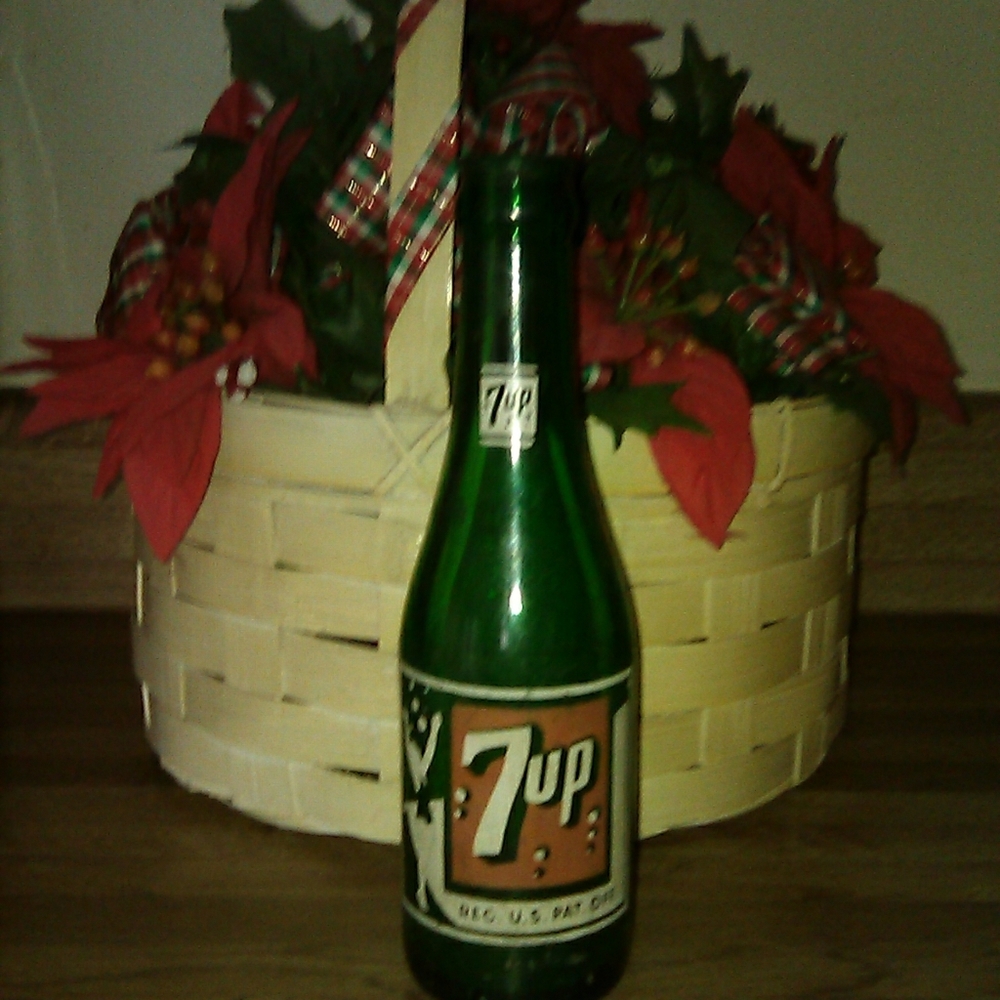 Vintage 7-up 7oz Bottle Matoon IL